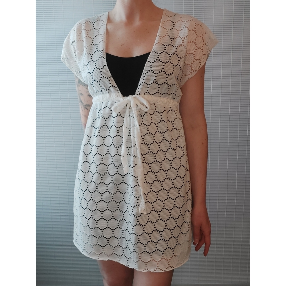 Vintage Swim Cover Up Tunic Large